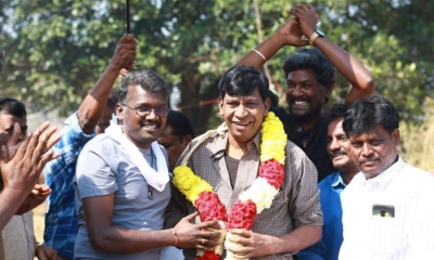  'maamannan' Unit Accords Warm Welcome To Vadivelu-TeluguStop.com