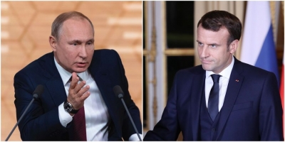  Putin, Macron Discuss Situation In Ukraine Over Phone-TeluguStop.com