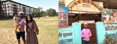  Rahane Shares Images Of Nostalgic Trip To His School And First Cricket Ground-TeluguStop.com