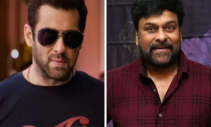  Salman Is Ready For Chiranjeevi Godfather Shooting, Salman, Bollywood, God Fathe-TeluguStop.com