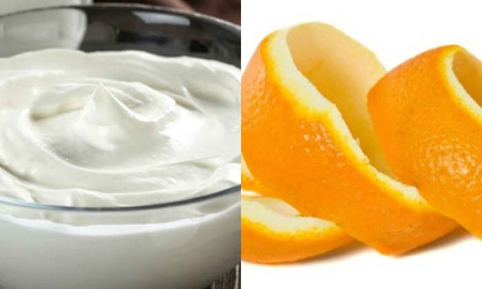 Telugu Brightens Skin, Curd, Tips, Kitchen, Lemon, Oatmeal, Orange Peel, Skin, T