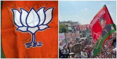  Sp Alleges Bjp Workers Harassing Its Candidates For Council Polls-TeluguStop.com