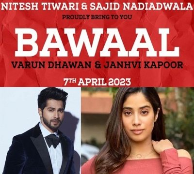  Varun Dhawan, Janhvi Kapoor To Star In Nitesh Tiwari's 'bawaal'-TeluguStop.com