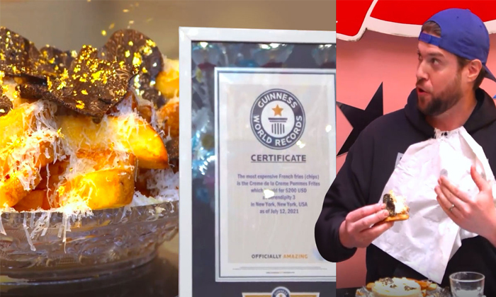  Viral Video The World Most Expensive French Fries Found In New York Restaurant D-TeluguStop.com