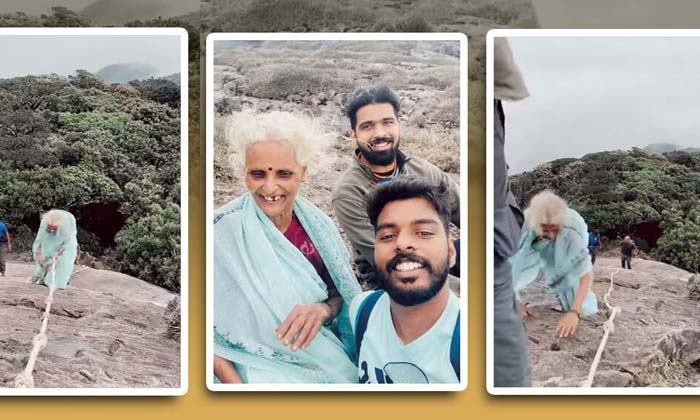  62 Year Old Woman Treks Kerala Toughest Peak Agasthyarkoodam Mountain , 62 Year-TeluguStop.com
