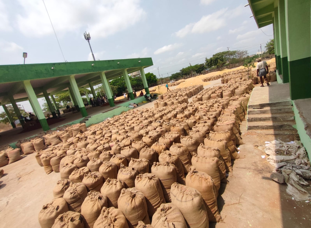  Grain Sacks-collector Orders Disregarded Everywhere In The Market-TeluguStop.com