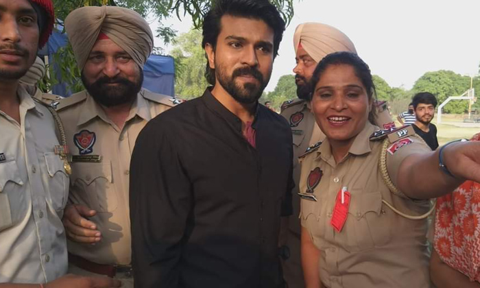 Rrr Hero Ram Charan Craze In Punjab, Punjab Police, Ram Charan, Director Shankar Rrr Hero Ram Charan Craze In Punjab, Punjab Police, Ram Charan, Director Shankar-TeluguStop.com