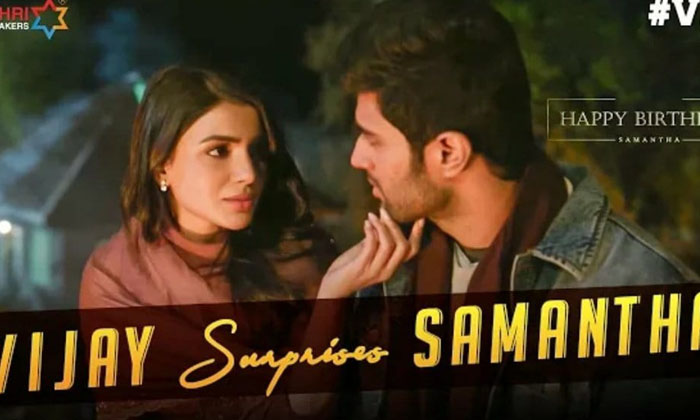 Vijay Deverakonda Surprise To Samantha-TeluguStop.com