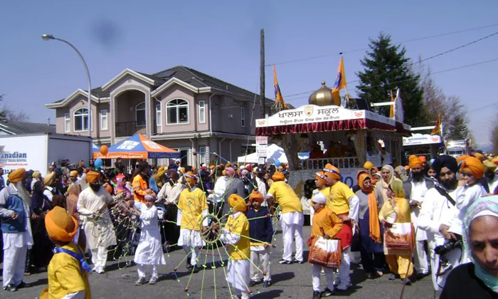  After Two Years, Sikh Community Organises Vaisakhi Celebrations In Canada , Sikh-TeluguStop.com