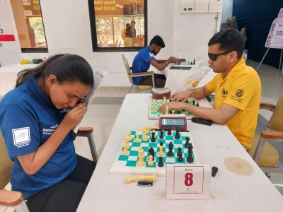  Aicfb National Chess: Six-time Champion Kishan Gangoli Maintains Lead-TeluguStop.com