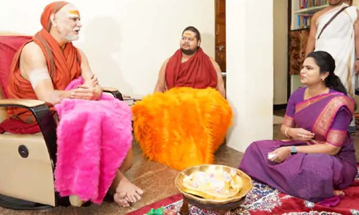 Telugu Ap Ministers, Cm Jagan, Cm Kcr, Haryanacm, Roja, Sharda Peetham, Swamiji,