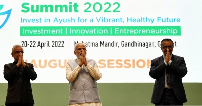  Encouraging Innovation In Ayush, Prime Minister Awards Startups At Global Ayush-TeluguStop.com