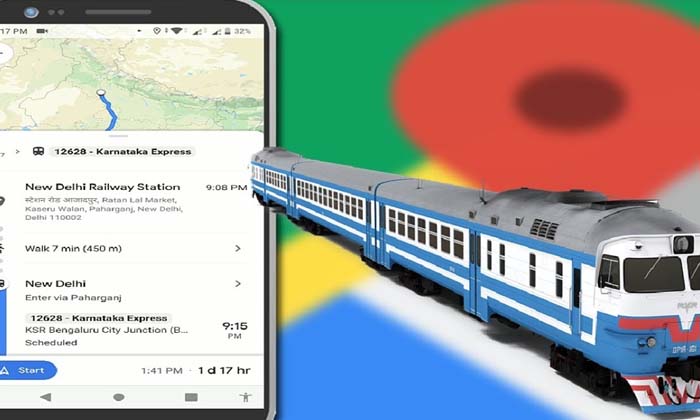  Travel By Train Check Live Status On Google Maps , Travel By Train , Train , Li-TeluguStop.com