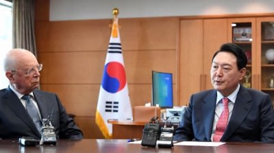  S.korean Prez-elect To Attend 2023 Davos Forum-TeluguStop.com