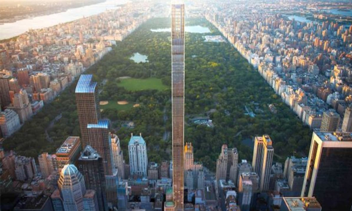  World Thinnest Skyscraper Named Steinway Details, Steinway Tower, America, Manha-TeluguStop.com