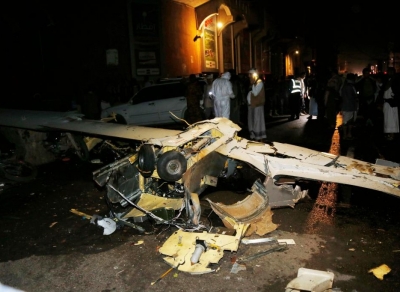  3 Killed After Saudi 'spy' Drone Crashes In Sanaa-TeluguStop.com