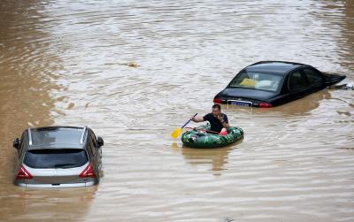  50,000 People Affected By Heavy Rain In China-TeluguStop.com