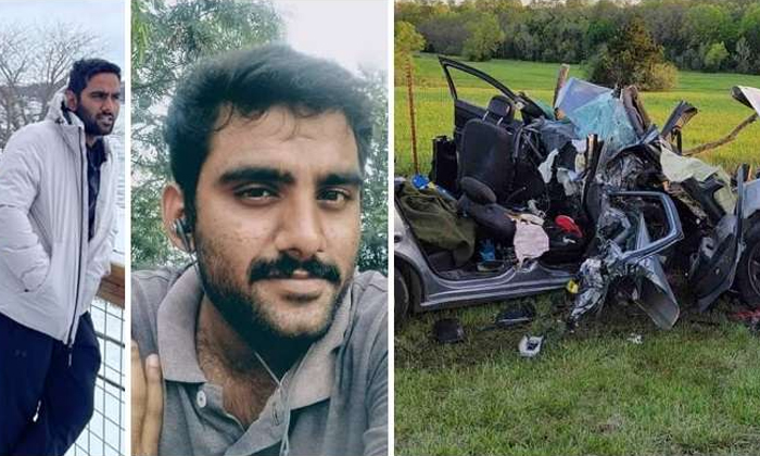  Telugu Student Died In Road Accident In America ,  America, Nallagonda District-TeluguStop.com
