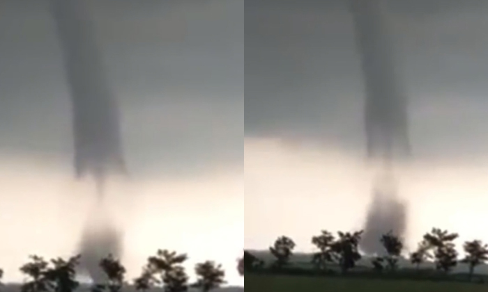  Viral You'll Be Shocked To See A Tornado Creating Havoc In Assam , Assam, Torno-TeluguStop.com