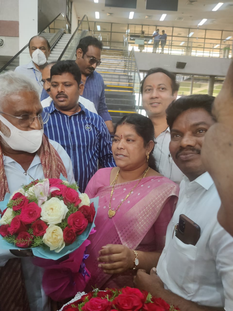  A Solid Welcome To The Ttd Chairman, Joint Visakhapatnam District Yssrcp Regiona-TeluguStop.com