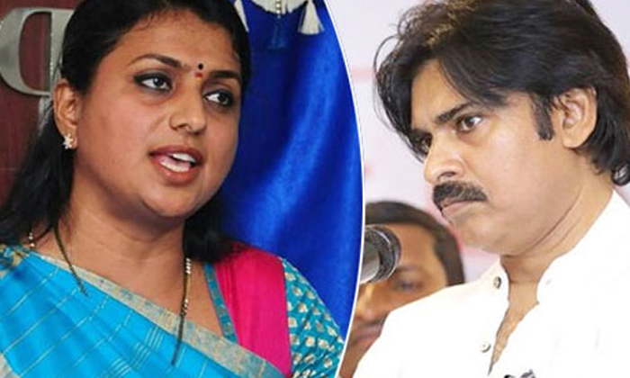  Minister Roja Counters Janasena Chief Pawan Kalyan , Minister Roja, Janasena , P-TeluguStop.com