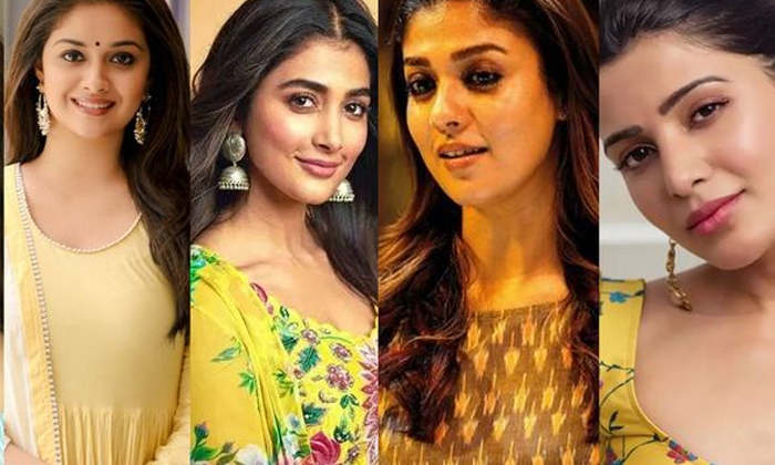 Telugu Keerthy Suresh, Kriti Shetty, Nayanatara, Pooja Hegde, Samantha, Samyukta