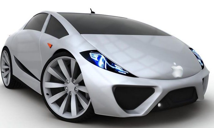  Apple Carrying A Steering Wheelless Car Steering Less, Car,apple Car, Technology-TeluguStop.com