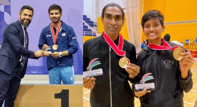  Bahrain 2022 Para-badminton: Bhagat, Dhillon Win Two Gold Each; Indian Contingen-TeluguStop.com