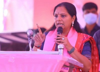  Congress Will Become Tail Party: Kcr's Daughter Kavitha-TeluguStop.com