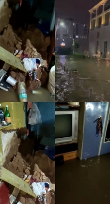  Heavy Rain Disrupts Life In B'luru-TeluguStop.com