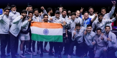  India Thrash Indonesia 3-0 To Win Maiden Thomas Cup Title-TeluguStop.com