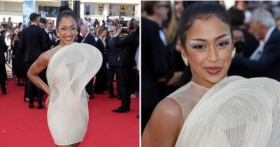  Indian Designs On The Cannes Red Carpet-TeluguStop.com