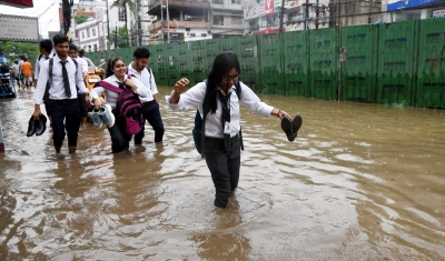  Inter-ministerial Central Team To Visit Flood-hit Assam To Assess Damage-TeluguStop.com