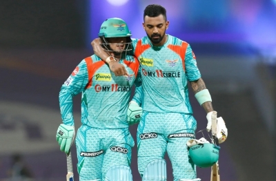  Ipl 2022: De Kock, Rahul Propel Lucknow To 210/0 Against Kolkata-TeluguStop.com