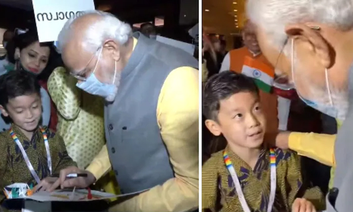  Japanese Kids Greeting Modi In Hindi During Japan Tour Viral Video Details, Jap-TeluguStop.com