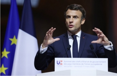  Macron Proposes 'european Political Community'-TeluguStop.com