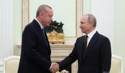  Putin, Erdogan Discuss Situation In Ukraine Over Phone-TeluguStop.com