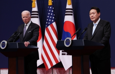  S.korean Activists Hold Anti-biden Rallies-TeluguStop.com