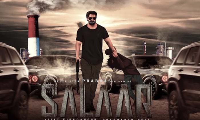  Prabhas Fans Mad Salaar Movie Poster , Prabhas, Tollywood, Salaar Movie, Salaar-TeluguStop.com