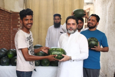  'tarbooz Politics' In Pak: Politician Distributes Watermelons With His Name Carv-TeluguStop.com