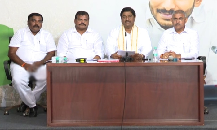  Ycp Leaders Press Meet On Ap Ministers Bus Yatra Details, Ycp Leaders , Ap Minis-TeluguStop.com