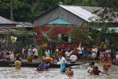  36 Killed In Bangladesh Floods Since Mid-may-TeluguStop.com