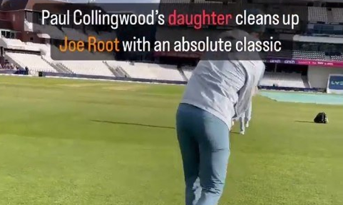  Viral: The Daughter Of The Former England Captain Who Clean Bowled Joe Root  Doe-TeluguStop.com