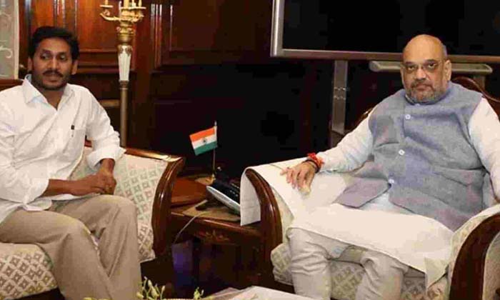  Cm Jagan Meets Union Home Minister Amit Shah , Cm Jagan , Amit Shah, Delhi Tou-TeluguStop.com