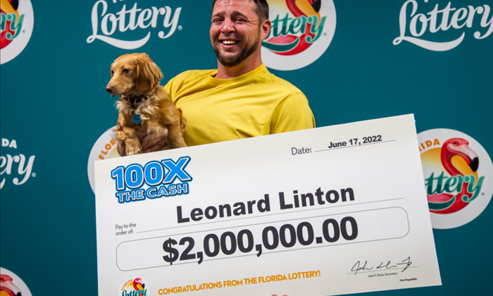  Florida Man Credits Pregnant Dog For $2m Lottery Win,america,florida, Pet Dog,-TeluguStop.com