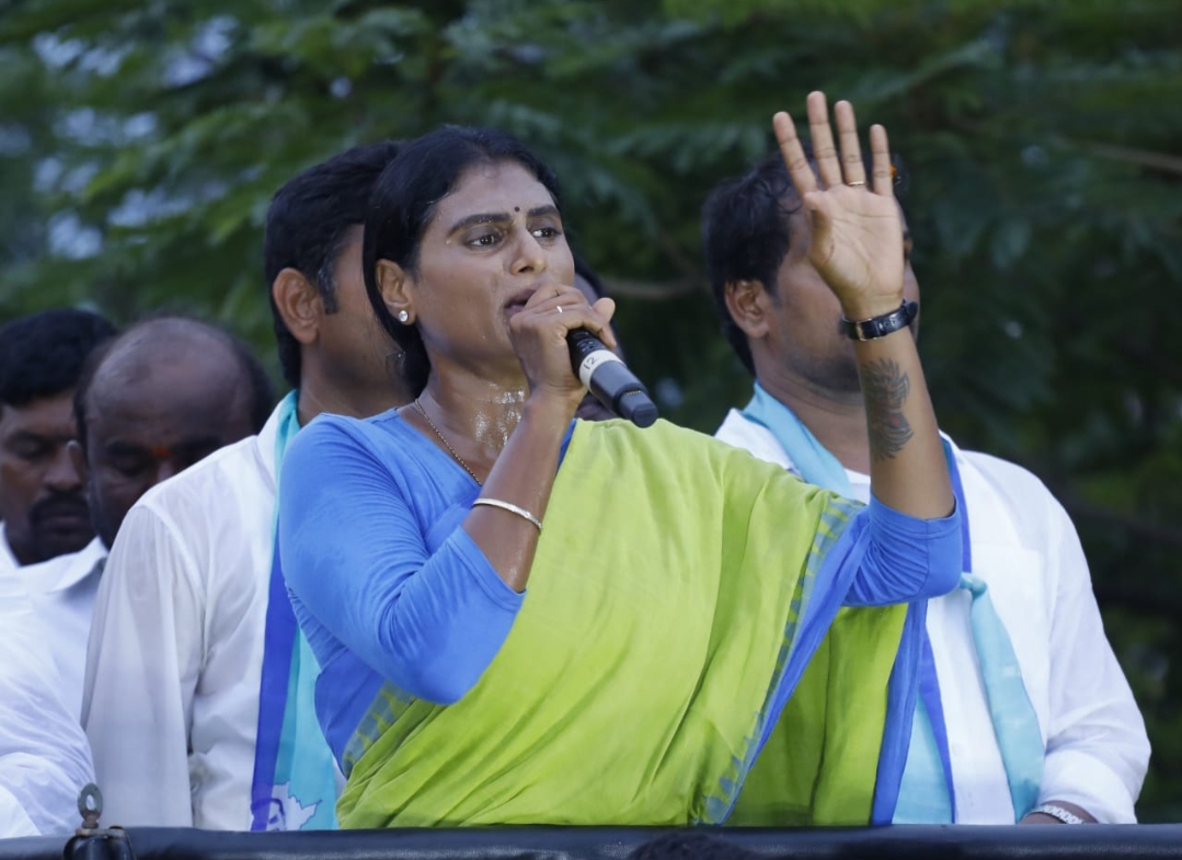  We Named The Party Because There Is No Rule In Telangana: Sharmila-TeluguStop.com