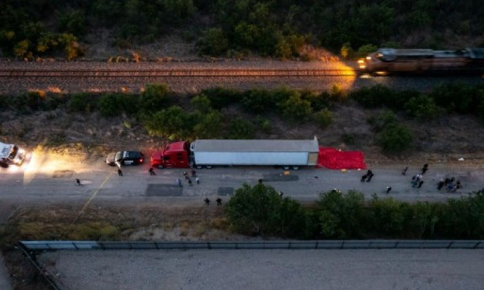 Charles Hood, Truck, Joe Biden, San Antonia, Texas, William Mcmanus-Telugu NRI