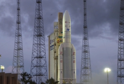  Arianespace Orbits Indian Satellite Gsat-24 And Malaysian Satellite-TeluguStop.com