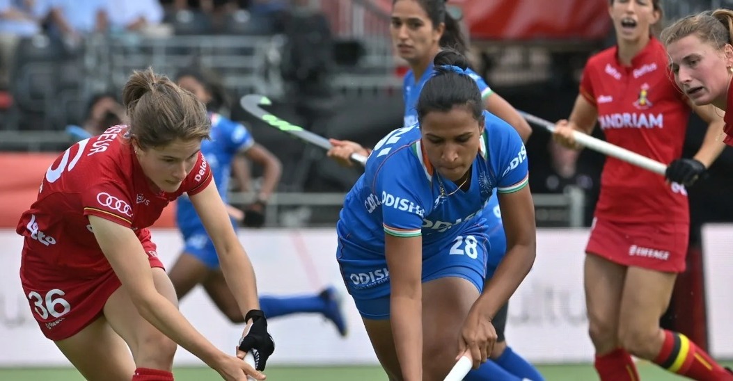  Indian Women's Hockey Team Go Down Fighting 1-2 Against Hosts Belgium-TeluguStop.com