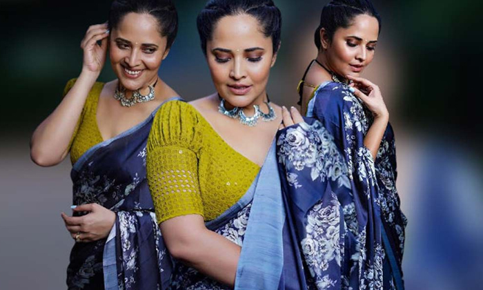  Anasuya Once Again Faced Shocking Comments From Netizens Her Latest Photos, Anas-TeluguStop.com